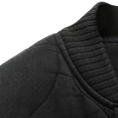 Gesteppte Damen-Reißverschlussjacke mit aufgesetzten Taschen-Jacket for women-Alpenkind