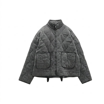 Gesteppte Damen-Reißverschlussjacke mit aufgesetzten Taschen-Jacket for women-Alpenkind