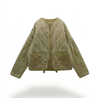 Gesteppte Damen-Reißverschlussjacke mit aufgesetzten Taschen-Jacket for women-Alpenkind