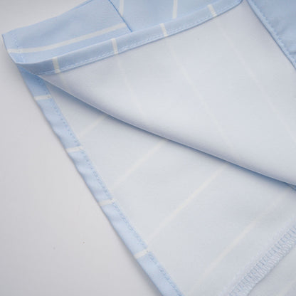 Gestreifte Off-Shoulder-Bluse für Damen mit Kettenträgern-Blouses for women-Alpenkind
