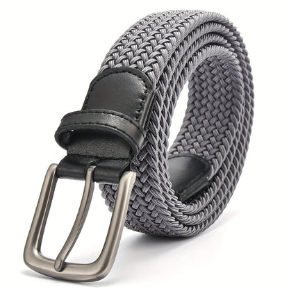 Gewebter Herrengürtel mit quadratischer Schnalle-Accessories for Men-Alpenkind