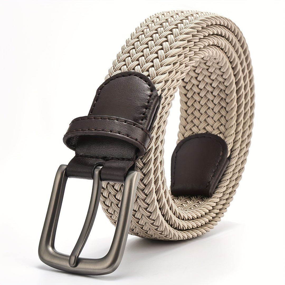 Gewebter Herrengürtel mit quadratischer Schnalle-Accessories for Men-Alpenkind