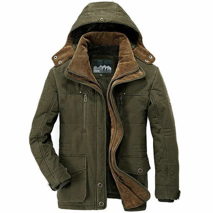 Gefütterte Winterjacke für Herren – Warm, funktional & alltagstauglich
