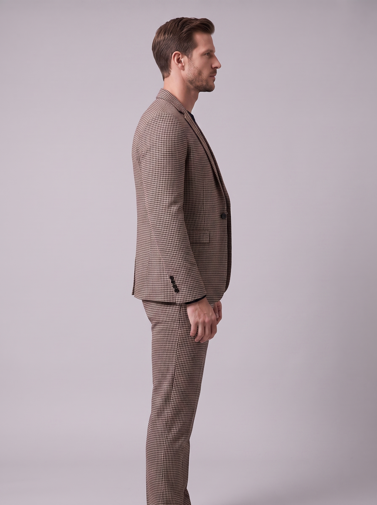 Herren-Anzugset mit Hahnentrittmuster-Sets for Men-Alpenkind