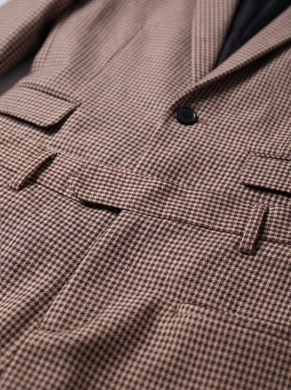 Herren-Anzugset mit Hahnentrittmuster-Sets for Men-Alpenkind