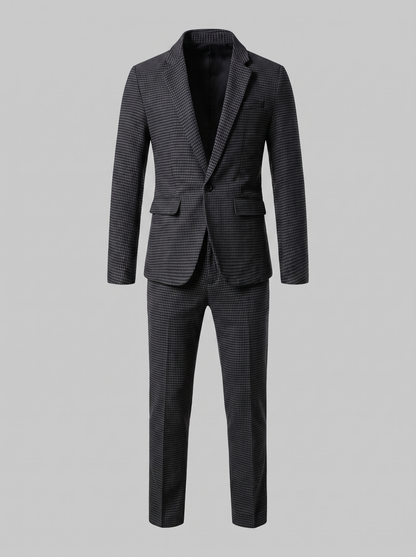 Herren-Anzugset mit Hahnentrittmuster-Sets for Men-Alpenkind