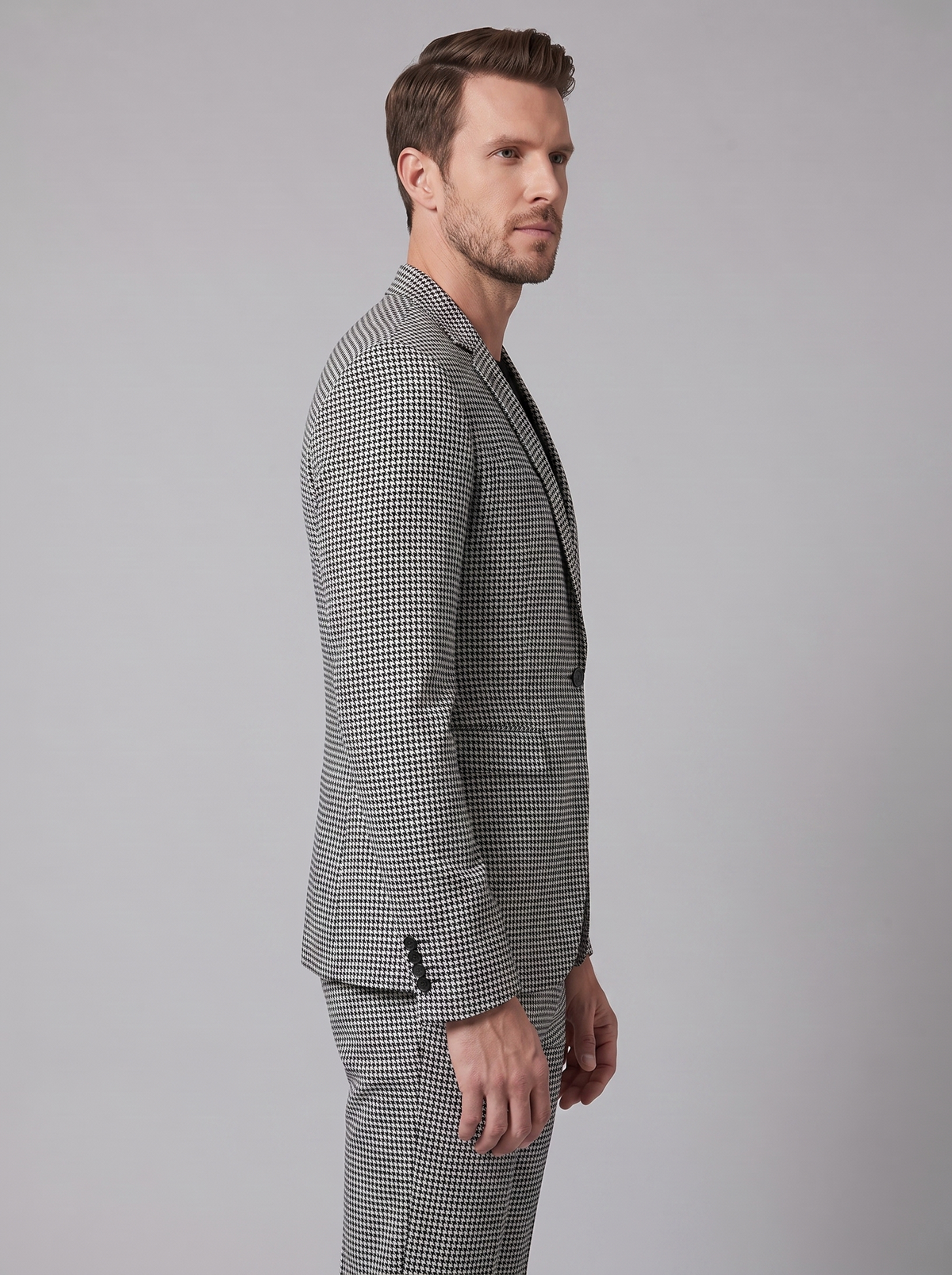 Herren-Anzugset mit Hahnentrittmuster-Sets for Men-Alpenkind