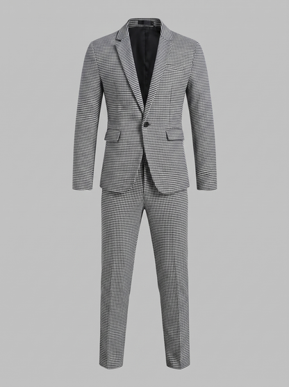 Herren-Anzugset mit Hahnentrittmuster-Sets for Men-Alpenkind