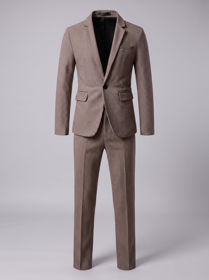 Herren-Anzugset mit Hahnentrittmuster-Sets for Men-Alpenkind