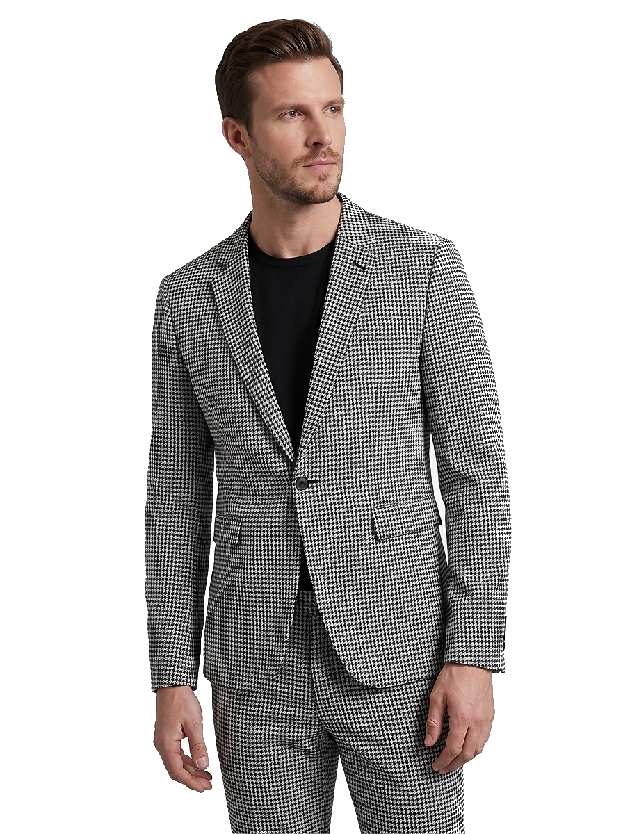 Herren-Anzugset mit Hahnentrittmuster-Sets for Men-Alpenkind