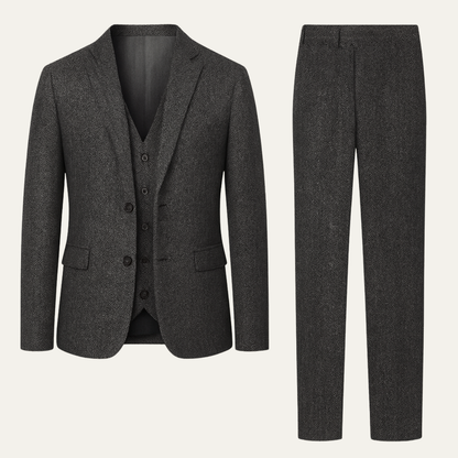 Herren Anzugset mit Sakko, Weste und Hose-Shirts for men-Alpenkind