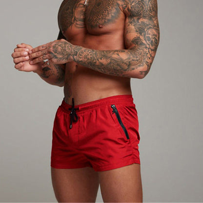 Herren Badeshorts mit elastischem Bund und Kordelzug-Swimwear for men-Alpenkind