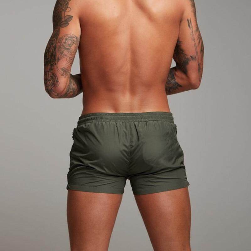 Herren Badeshorts mit elastischem Bund und Kordelzug-Swimwear for men-Alpenkind