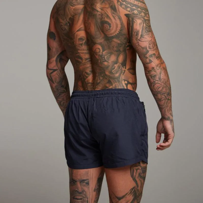 Herren Badeshorts mit elastischem Bund und Kordelzug-Swimwear for men-Alpenkind