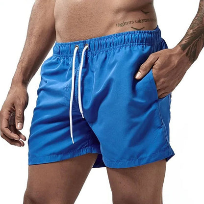 Herren-Badeshorts mit elastischem Bund und Kordelzug-Shorts for men-Alpenkind