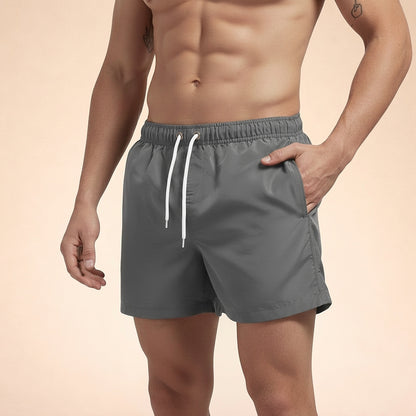 Herren-Badeshorts mit elastischem Bund und Kordelzug-Shorts for men-Alpenkind