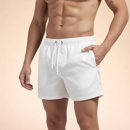 Herren-Badeshorts mit elastischem Bund und Kordelzug-Shorts for men-Alpenkind