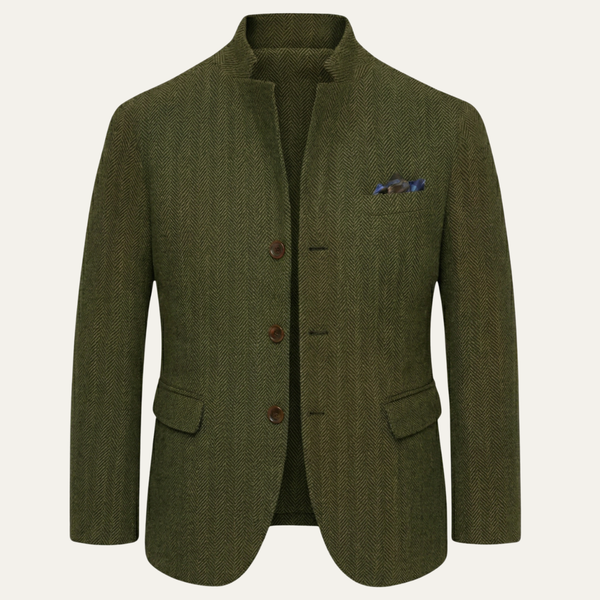 Herren-Blazer aus Fischgrät-Tweed-Jackets for men-Alpenkind