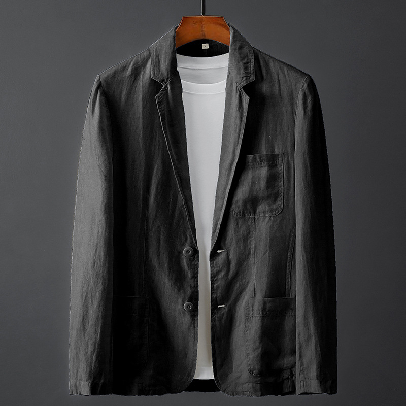 Herren-Blazer mit aufgesetzten Taschen-Blazer for men-Alpenkind