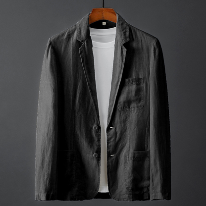 Herren-Blazer mit aufgesetzten Taschen-Blazer for men-Alpenkind