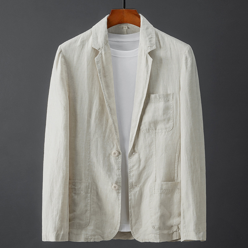 Herren-Blazer mit aufgesetzten Taschen-Blazer for men-Alpenkind