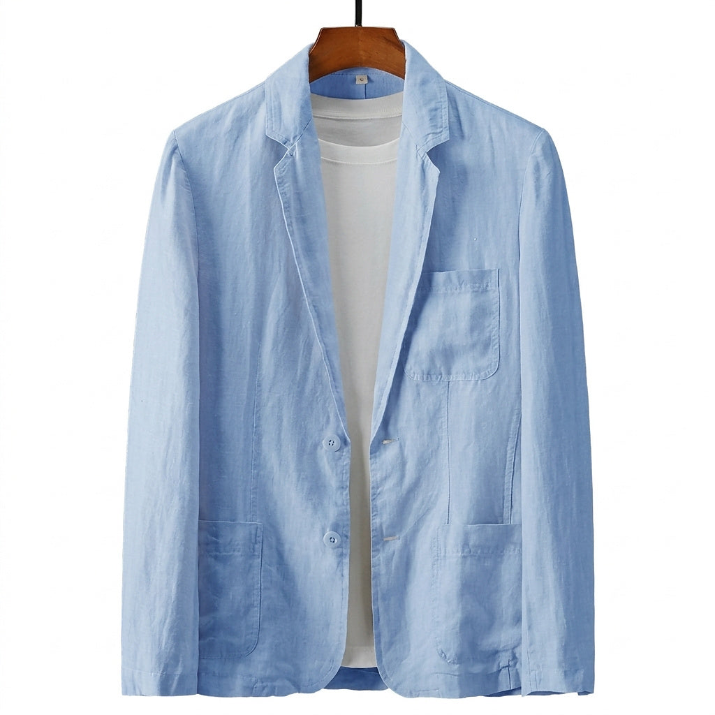 Herren-Blazer mit aufgesetzten Taschen-Blazer for men-Alpenkind