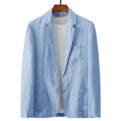 Herren-Blazer mit aufgesetzten Taschen-Blazer for men-Alpenkind