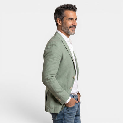 Herren-Blazer mit drei Knöpfen und fallendem Revers-Blazer for men-Alpenkind