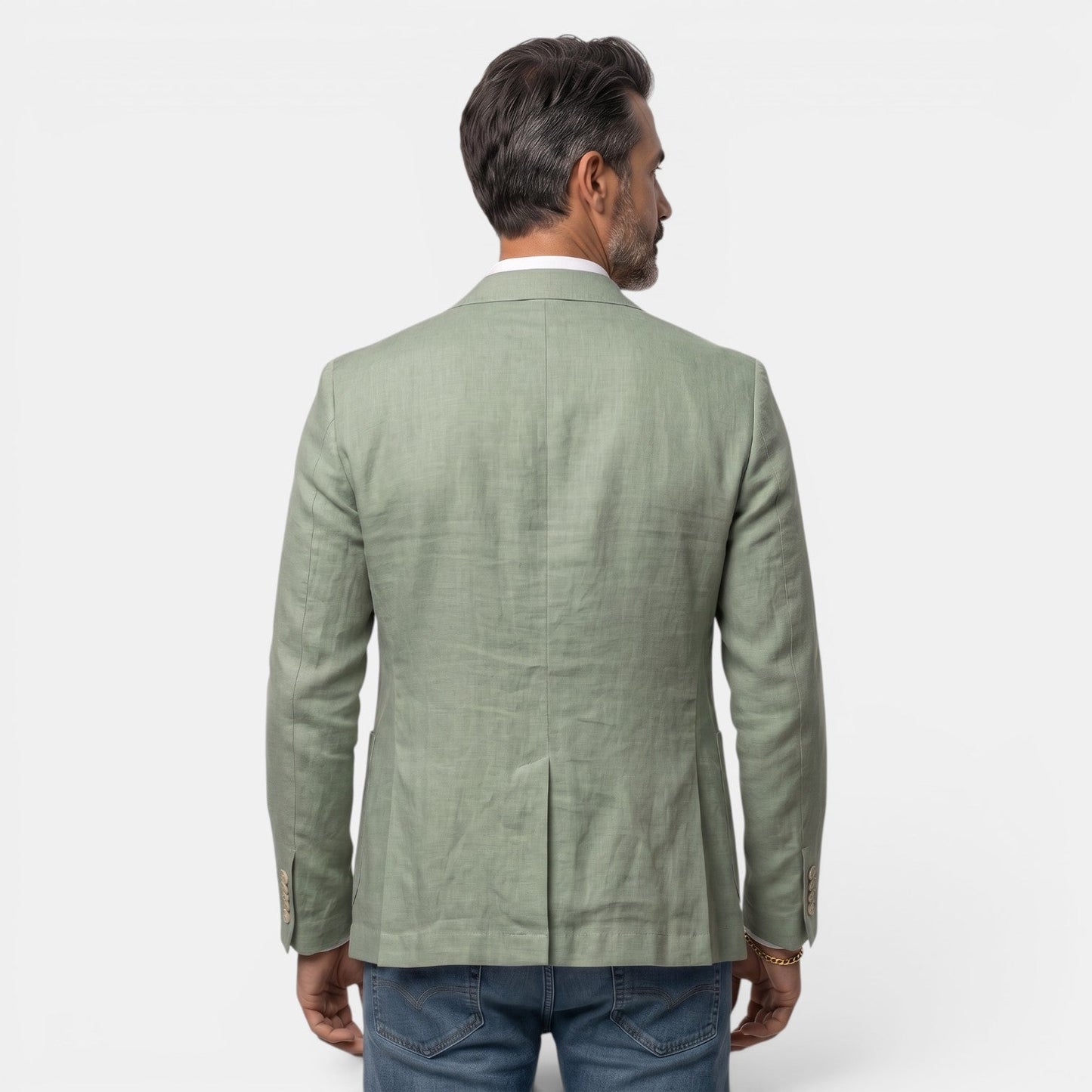 Herren-Blazer mit drei Knöpfen und fallendem Revers-Blazer for men-Alpenkind