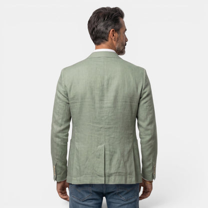Herren-Blazer mit drei Knöpfen und fallendem Revers-Blazer for men-Alpenkind