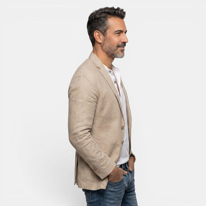 Herren-Blazer mit drei Knöpfen und fallendem Revers-Blazer for men-Alpenkind