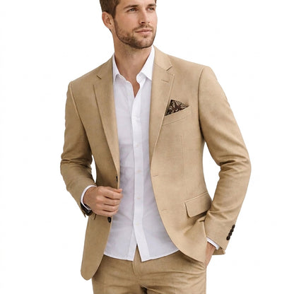 Herren-Blazer mit zwei Knöpfen und Pattentaschen-Blazers for men-Alpenkind
