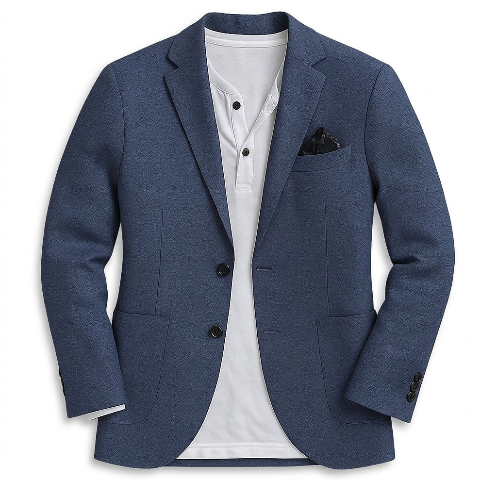 Herren-Blazer mit zwei Knöpfen und Pattentaschen-Blazers for men-Alpenkind