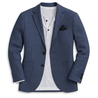 Herren-Blazer mit zwei Knöpfen und Pattentaschen-Blazers for men-Alpenkind
