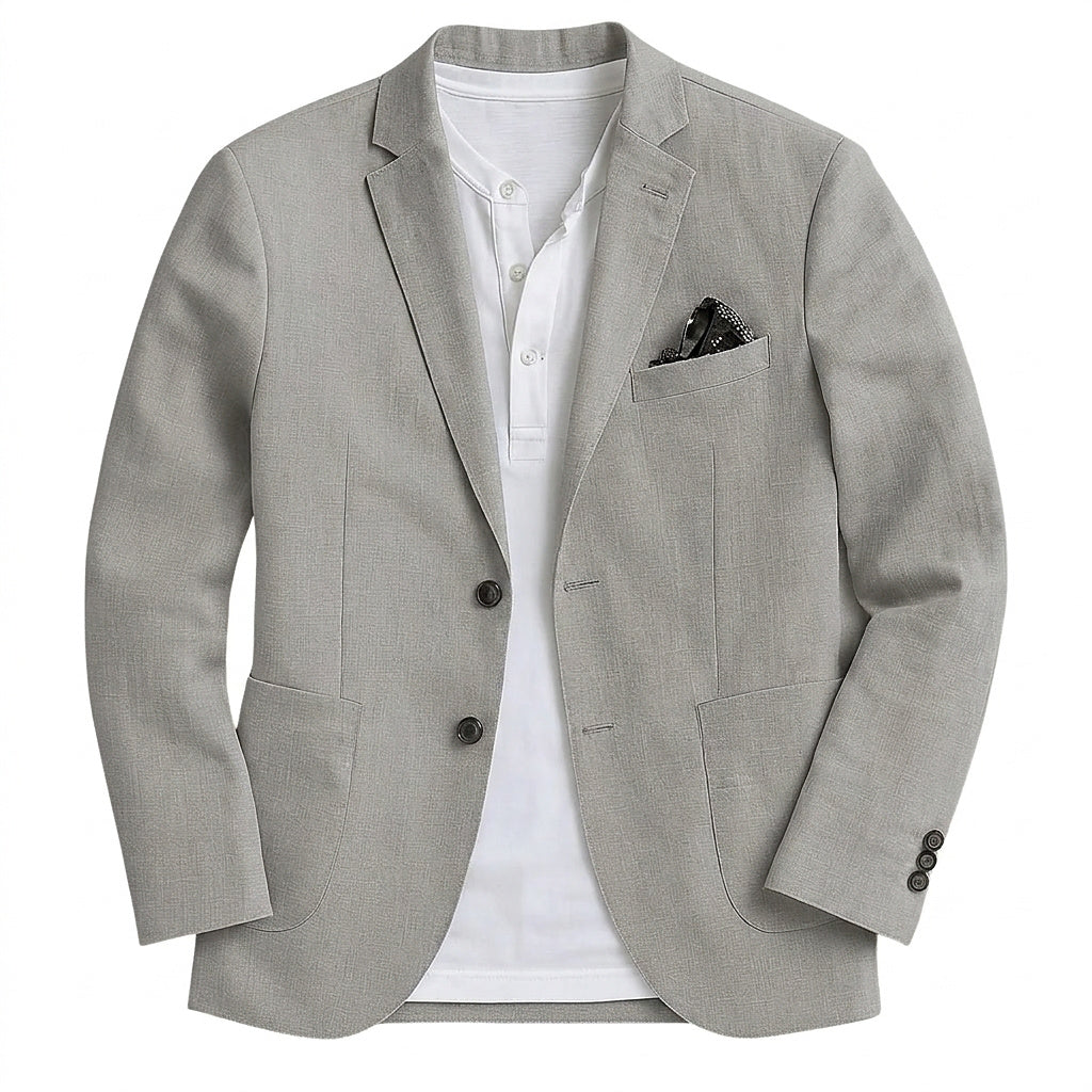 Herren-Blazer mit zwei Knöpfen und Pattentaschen-Blazers for men-Alpenkind
