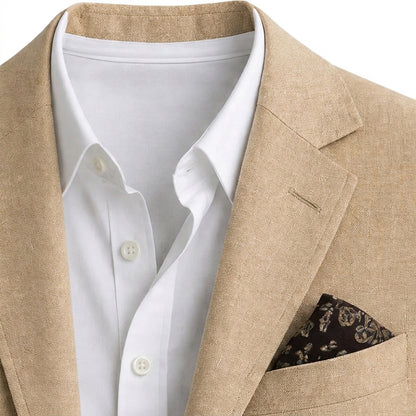 Herren-Blazer mit zwei Knöpfen und Pattentaschen-Blazers for men-Alpenkind