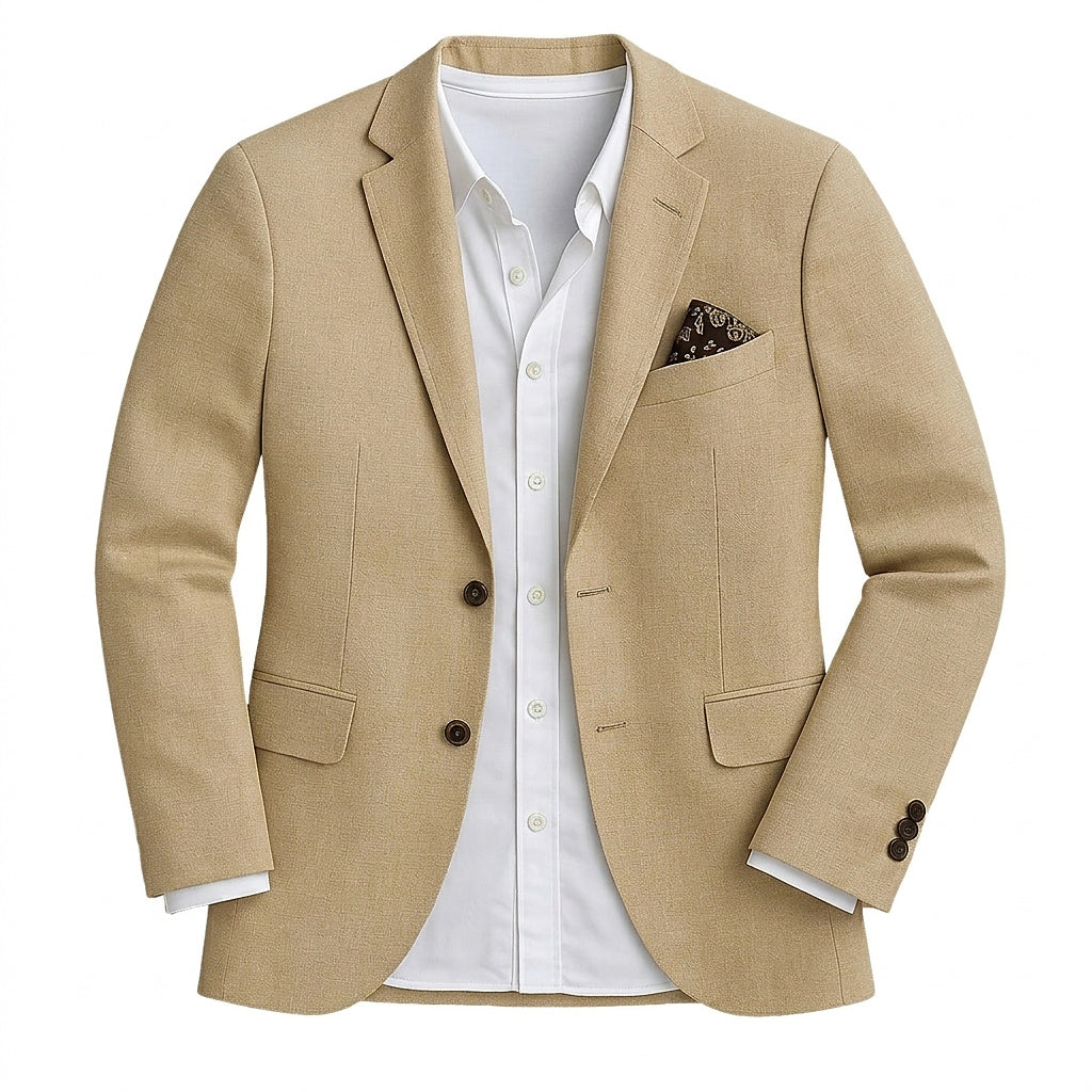 Herren-Blazer mit zwei Knöpfen und Pattentaschen-Blazers for men-Alpenkind