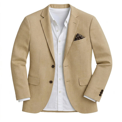 Herren-Blazer mit zwei Knöpfen und Pattentaschen-Blazers for men-Alpenkind