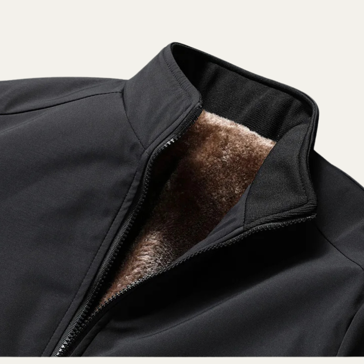Herren-Bomberjacke mit Stehkragen und Fleece-Futter-Jackets for men-Alpenkind