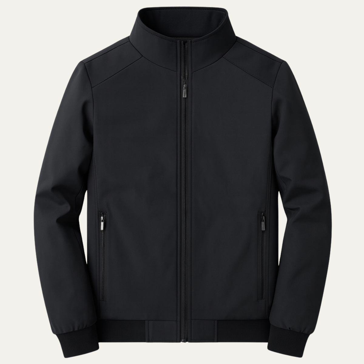 Herren-Bomberjacke mit Stehkragen und Fleece-Futter-Jackets for men-Alpenkind