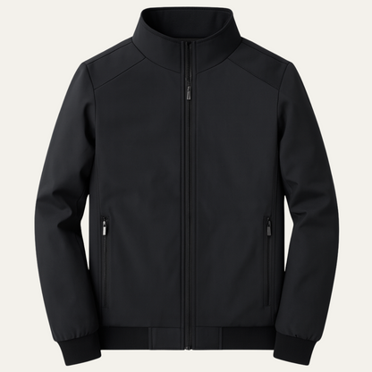 Herren-Bomberjacke mit Stehkragen und Fleece-Futter-Jackets for men-Alpenkind