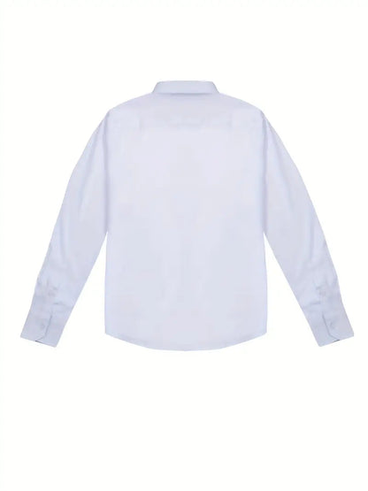 Herren-Button-Down-Hemd mit gemustertem Besatz-Shirts for men-Alpenkind