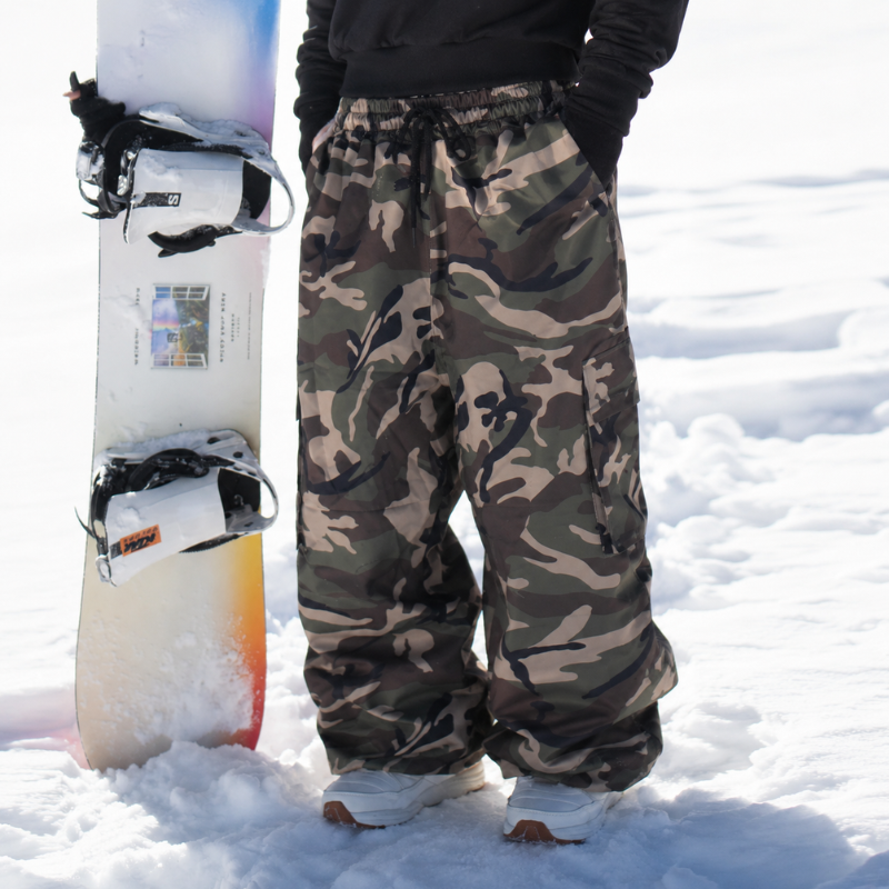 Herren Camouflage Cargo-Snowboardhose-Pants for Men-Alpenkind