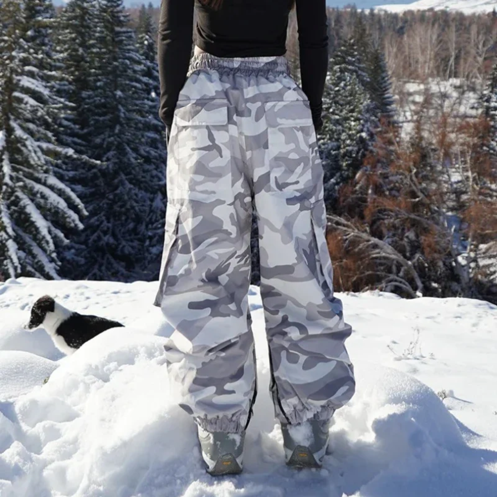 Herren Camouflage Cargo-Snowboardhose-Pants for Men-Alpenkind