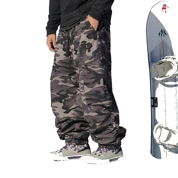 Herren Camouflage Cargo-Snowboardhose-Pants for Men-Alpenkind