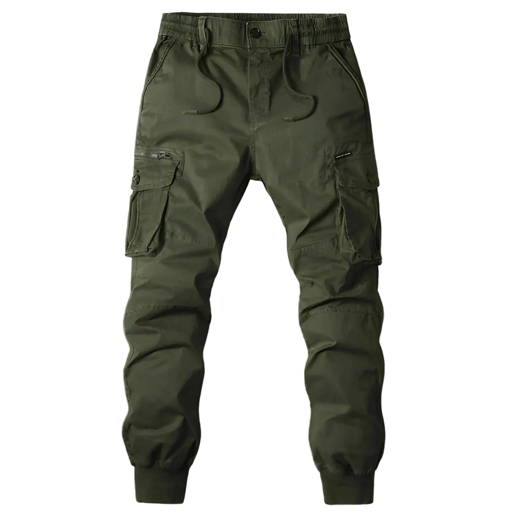 Herren Cargohose mit Reißverschlusstaschen-Men Pants-Alpenkind