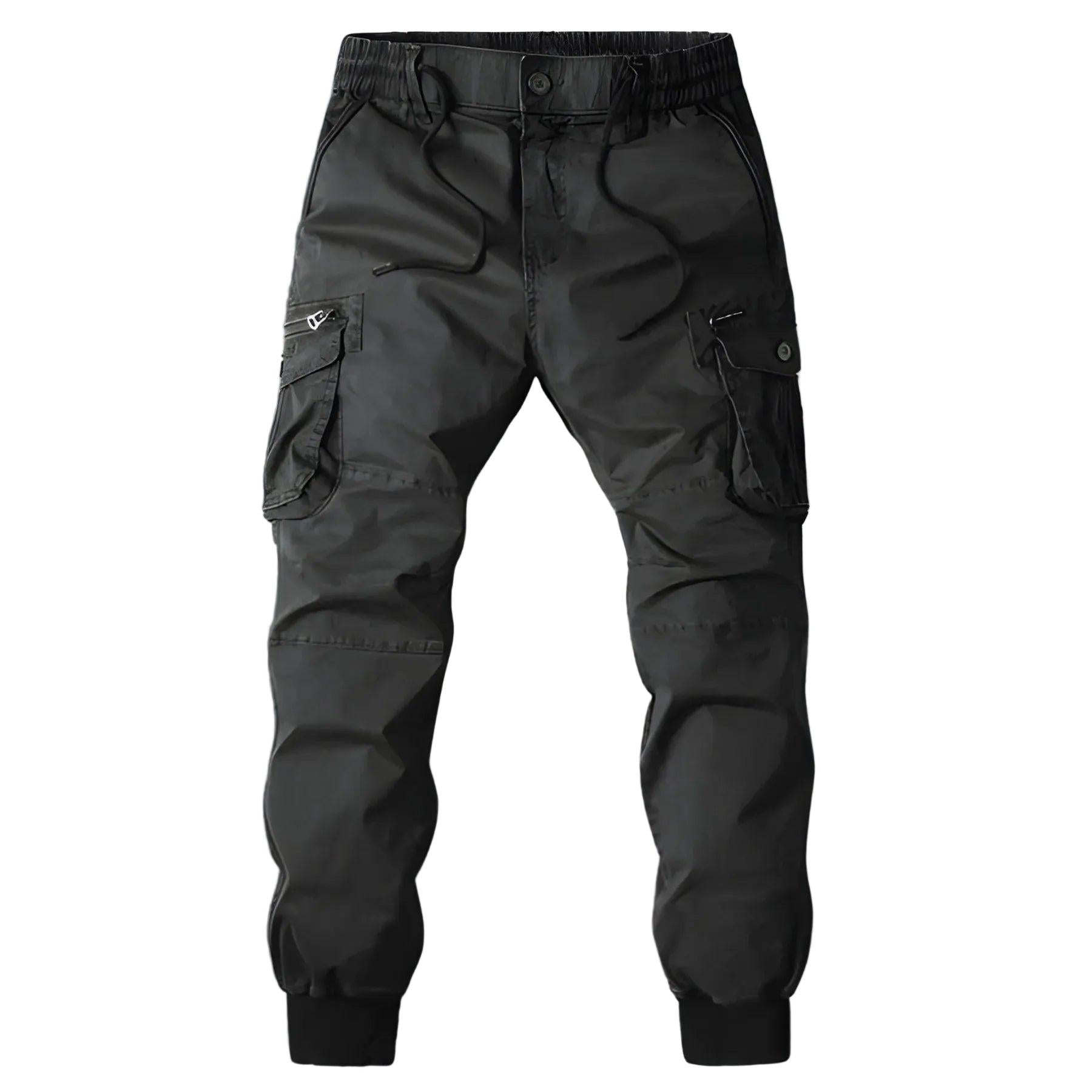 Herren Cargohose mit Reißverschlusstaschen-Men Pants-Alpenkind