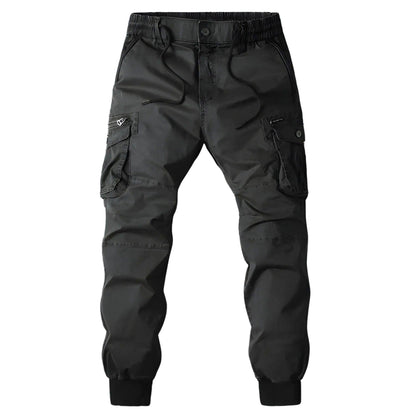 Herren Cargohose mit Reißverschlusstaschen-Men Pants-Alpenkind