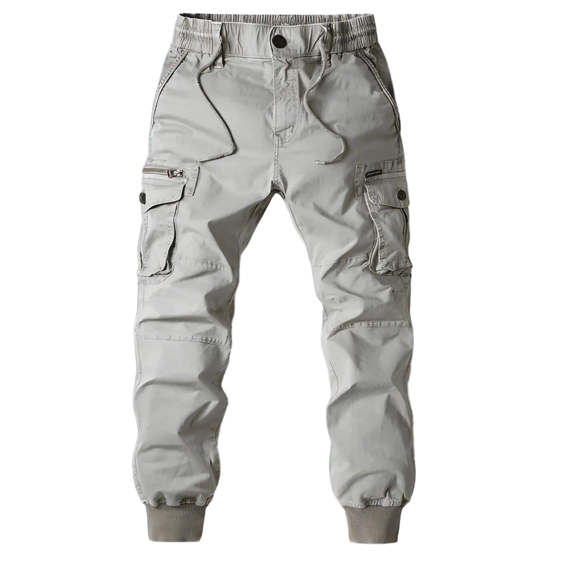 Herren Cargohose mit Reißverschlusstaschen-Men Pants-Alpenkind