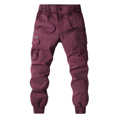 Herren Cargohose mit Reißverschlusstaschen-Men Pants-Alpenkind